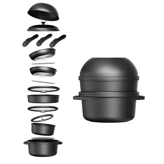 CuliStack Ultimate Pannenset (16-delig)