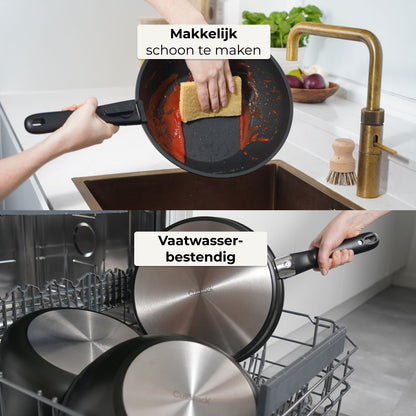 CuliStack Essential Pannenset (8-delig)